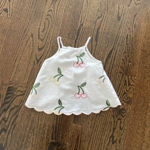 Toddler girl Cherry tank